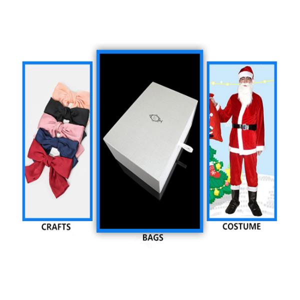 Шелк сатинировки украшения подарка ровный выравнивая куклу одевает 100 полиэстер повторно использованный RPET