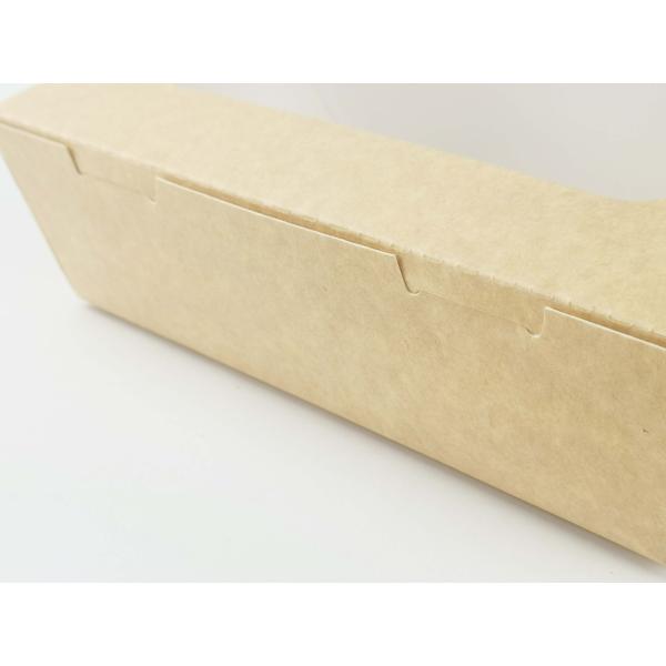 Кормовая коробка из крафт-бумаги с салатами, овощами и заказами на заказ