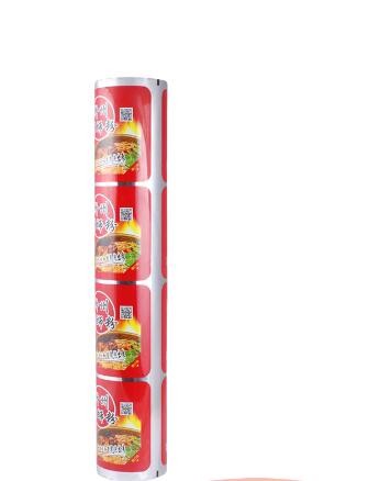 Full Printing BOPP Plastic Food Wrapping Cookie Roll Film Stock