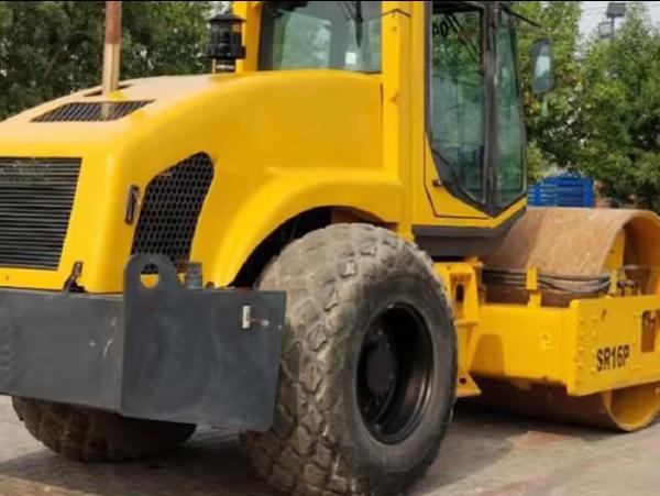 18 Ton Hydraulic Vibrotary Small Road Roller Pavement Compactor SR18 Yellow roller