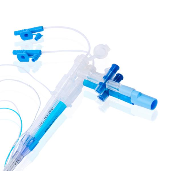 Left-Type Double-Lumen Endobronchial Tube Medical-Grade PVC  Radiopaque Marker Design Multiple Sizes  CE ISO Certificate