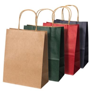 Soluções de embalagens personalizadas ecologicamente corretas Saco de papel de embrulho de Natal