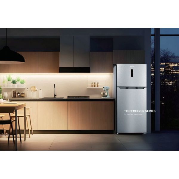                    No Frost Top Freezer Multi-Air Flow System Glass Door Refrigerator Bcd-338W              