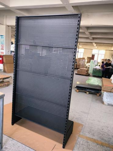 At-0067 Pegboard Display Rack Standard Alone Single Sided Rust Proof