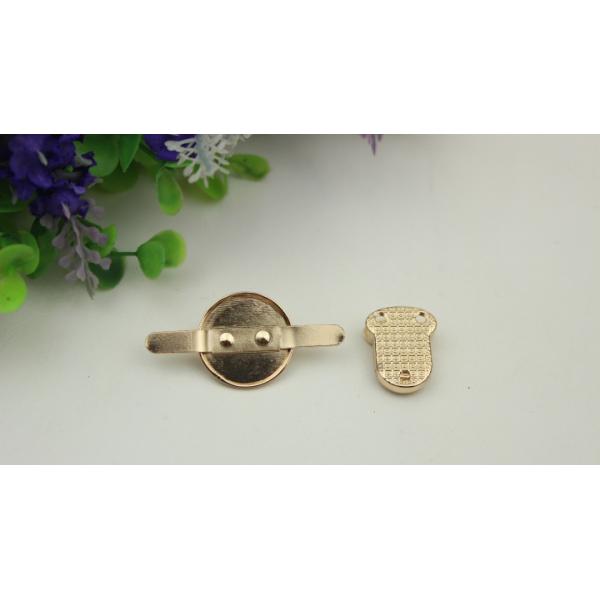 Gold lock metal bag buckle button zinc alloy push lock for bags