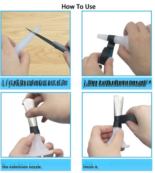 30Pcs Practical Silicone Caulking Tool Kit With 14 Pieces Caulking Nozzles