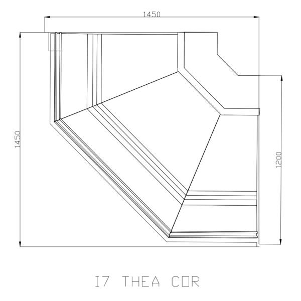 Верхняя часть рекламы открытая Рефригератед витринные шкафы мяса/холодильник витрины мяса