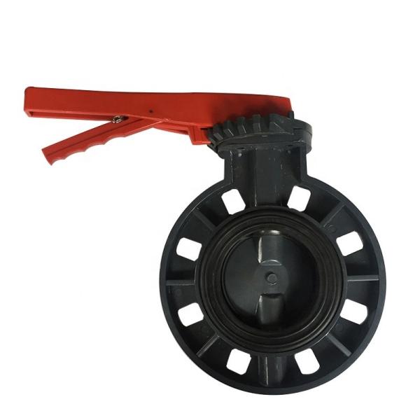 ASTM/DIN/ASNZ/JIS Standard 3 PVC Wafer Type Butterfly Valve for Water Hydraulic Power