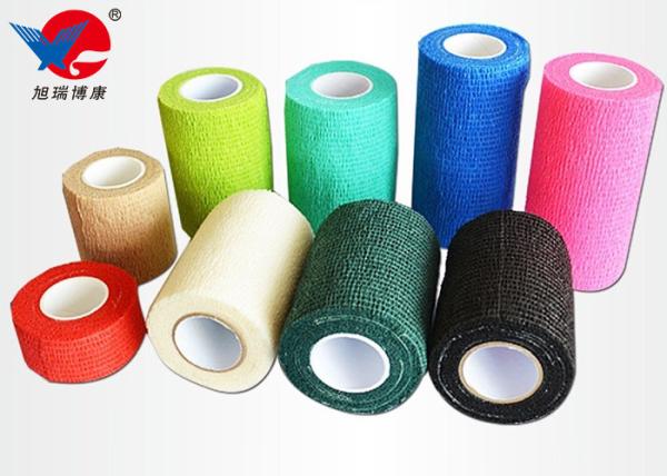 Waterproof Self Adherent Bandage Wrap Porous Ventilated For Sports / Veterinary Area