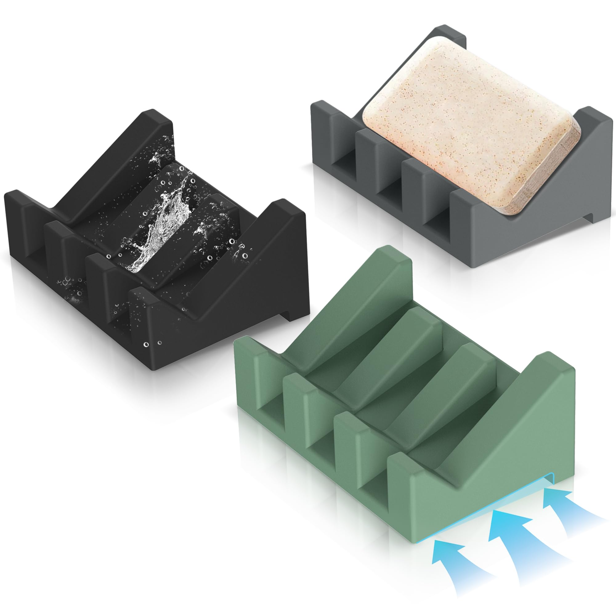 Customized Creative Soap Storage Rack, Drainage Pad, Anti Slip Function Soap Rack