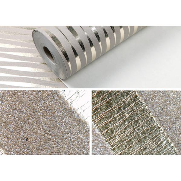 Non - Woven Bronzing Waterproof Modern Removable Wallpaper For Living Room