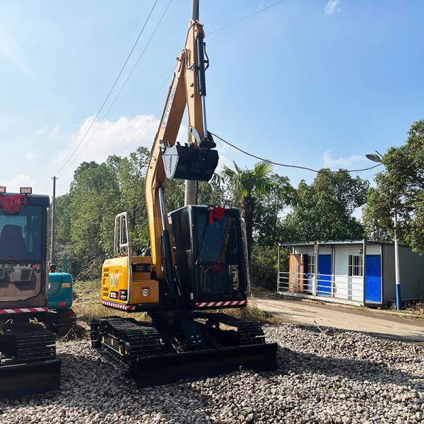 43kw Used Sany Excavator Sy75 Second Hand Diggers 7ton Hyraulic Crawler Construction