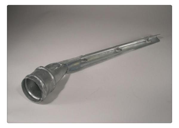Three Strand Barbed Wire Line Extension Arm Galvanized Heavy Steel Material