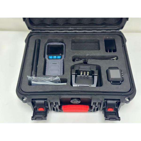 Low false alarm second level full frequency dual-mode 1+N linkage portable handheld anti drone equipment FPV warning

