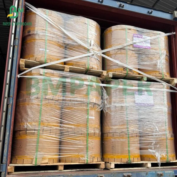 700mm 750mm 40gr 50gr Brown Color Silicone Coated Parchment Paper For Baking