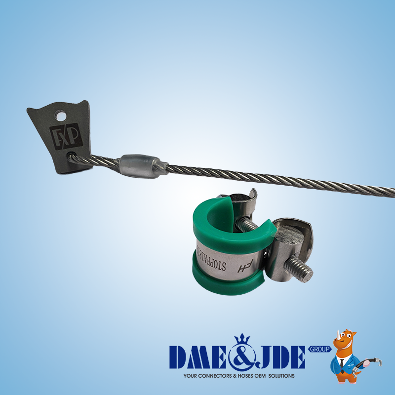 Safety Hydraulic Hose Whip Restraints Fits Connections Prevent Whipping