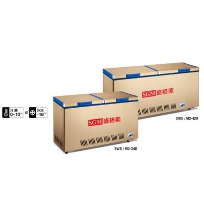Versatile Commercial Island Chest Freezer showcase energy saving design