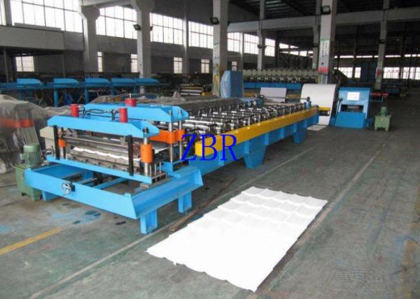 Servo Motor Roofing Corrugated Sheet Roll Forming Machine Hydraulic Pillar Cutting