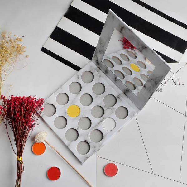 Custom 16 Colors Mineral Powder Eyeshadow , Empty Eyeshadow Palette For Beginners