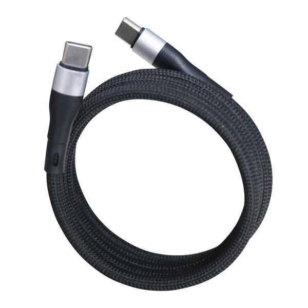 2025 LX Marca de carga rápida cable USB magnético trenzado USB C a USB Cable de cargador de teléfono personalizado