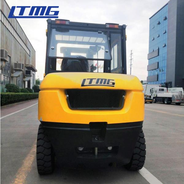 Automatic 5 Ton Diesel Forklift Truck With Optional Isuzu Engine / Cab Heater