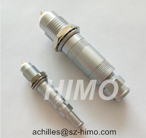 high quality Series S of Lemo single pin connector substitute Circular push-pull connectors with self-latching