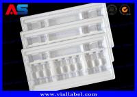 Empacotamento plástico da bolha dos tubos de ensaio de vidro de Somatropin Hcg 2ml 3ml 10ml