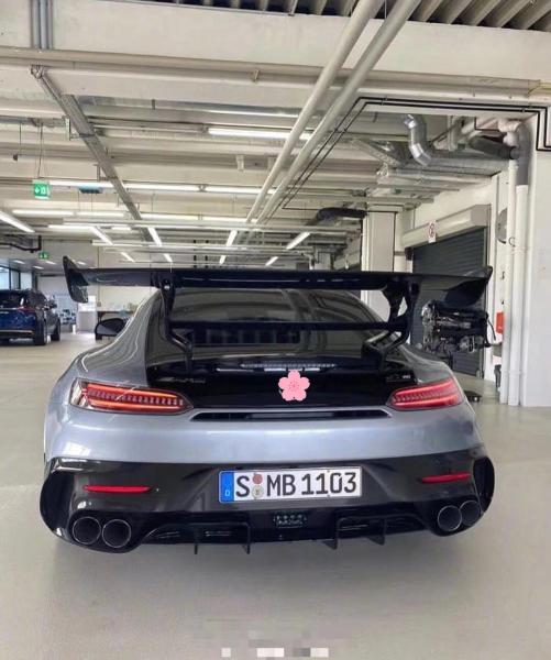 Pièces automobiles pour Mercedes AMG GT GTC GTS Body Kit AMG GT Série noire améliorée Style avant et arrière pare-chocs Spoiler Hood Body Kit