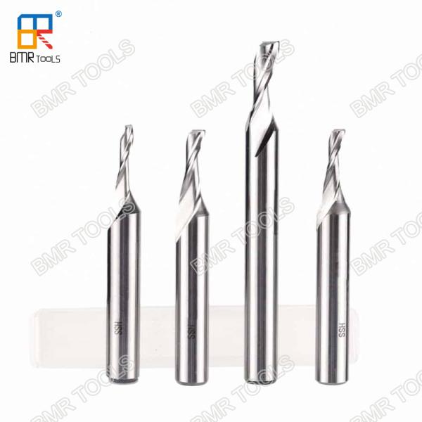 BMR TOOLS Wholesales 8mm HSS/Co Single Flute bright finishing Aluminum Cutter