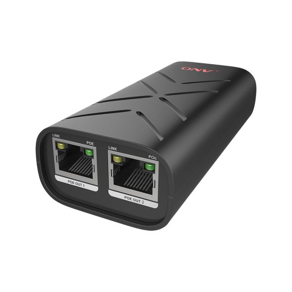 Long Range 3 Port 10/100M PoE Extender Plug And Play IEEE 802.3af Compatible