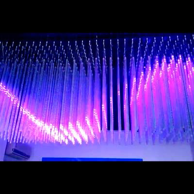 Bars KTV Hotels RGB 3D Meteor Tube Lights 360° Viewing Angle  3D meteor tube
