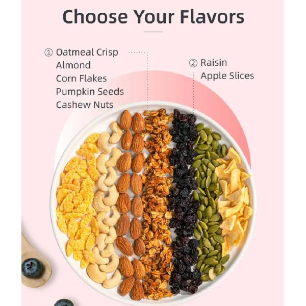 Еда Mygou овсяной каши завтрака OEM гайки сухофрукта йогурта