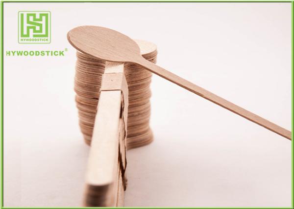 Customized Logo Printed Wooden Coffee Stirrer Sticks Wooden Coffee Spoon 1000pcs / Box