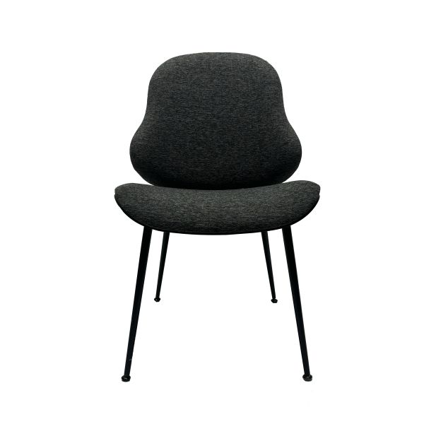 Chaises de salle à manger rembourrées en bois courbé avec pieds en métal, confortables, chaises de cuisine rembourrées