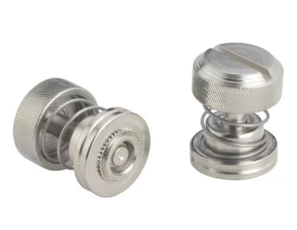 Stainless Steel Turned Electronic Fasteners , Spring Loaded Screw ISO DIN Standard