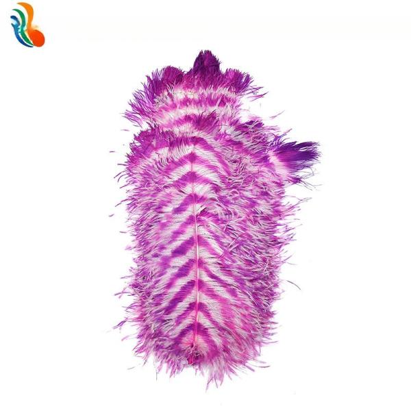 Dois tons Cor Pena de avestruz Plumes 50-55cm Tamanho para decoração