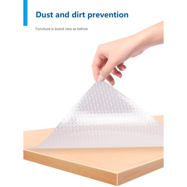 Прозрачная непроскальзывающая пластиковая подкладка для современных кухонных шкафов