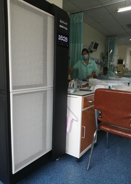 Max60dB Mobile HEPA Air Sterilization Machine For Hospitals