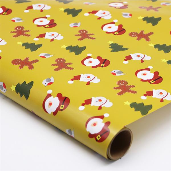 60g 500*700MM Holiday Gift Wrapping Paper Customized Color