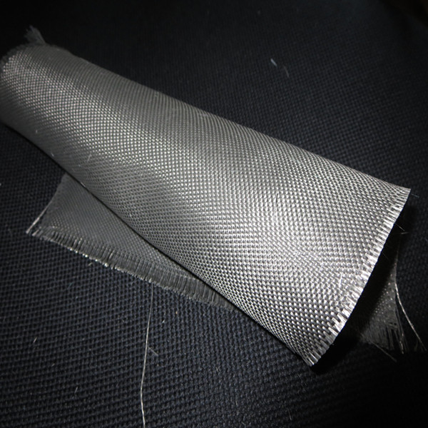 Woven Fiberglass Micron Filter Fabric with Graphite Treatment