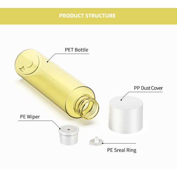 Clear Transparent 100ml Cosmetic Toner Lotion Bottle Cosmetic Bottle