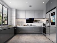 Armário de cozinha completo Backsplash ajustável puxar para fora sob Armário de cozinha