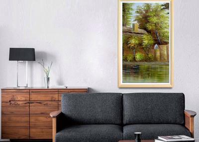 Indoor Wooden Frame Android Based Digital Signage 32 Inch Advertising Player