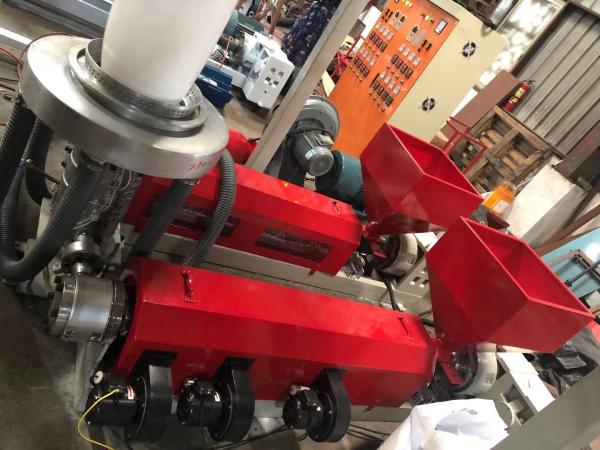 ABA PE Film Co Extrusion Machine 3 Layer ABA Structure HDPE  LDPE EVA Film