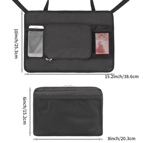 Netting Bag For Car Organizer Bags Pocket Handbag Holder Backseat 15.2x10