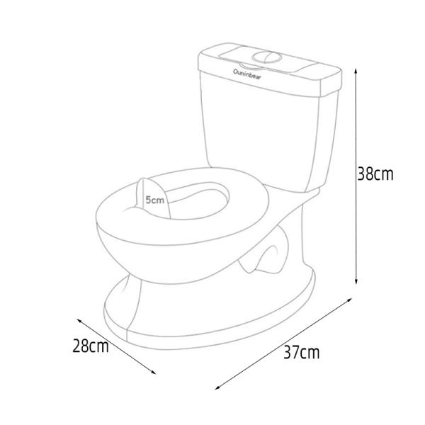 PP Baby Potty Toilet Seat with Custom Logo Design EN-71 Certified Lightweight for Kids