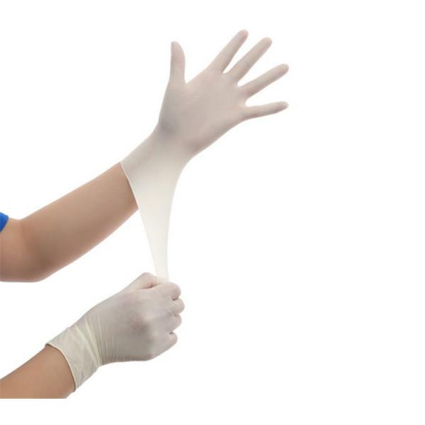 Powder Free Disposable Medical Gloves , Medical Rubber Gloves Fingertip Textured
