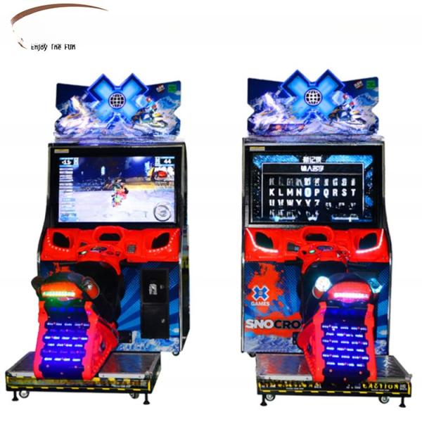 US Plug Motorcycle Game Simulator Coin Operated For Fun Center