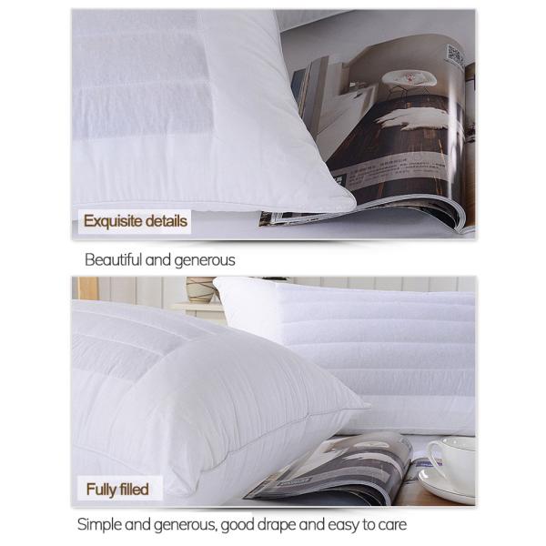 Cotton Feather Hotel Bedding Sets 20.1-25cm Velvet Pillow Core
