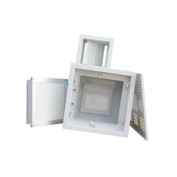 標準設計 H380mm 1000m3/H エアフィルターアウトレットボックス HEPAフィルター付き